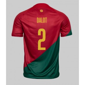 Portugal Diogo Dalot #2 Replika Hjemmebanetrøje VM 2022 Kortærmet